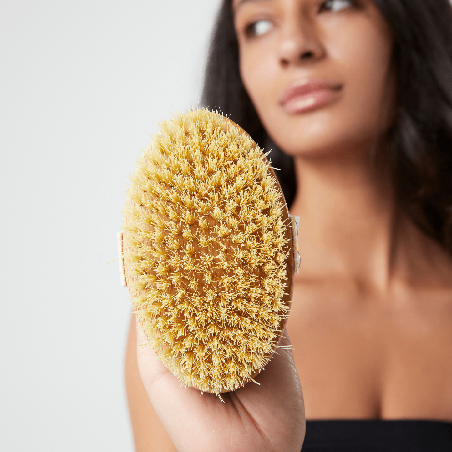 Bamboo Dry Round Brush