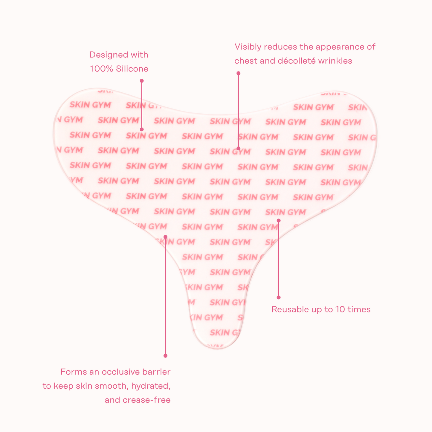 Reusable Décolleté Chest Wrinkle Patch®