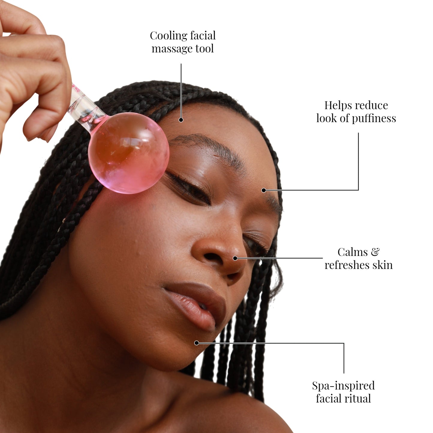 Cryocicles Pink Facial Ice Globes