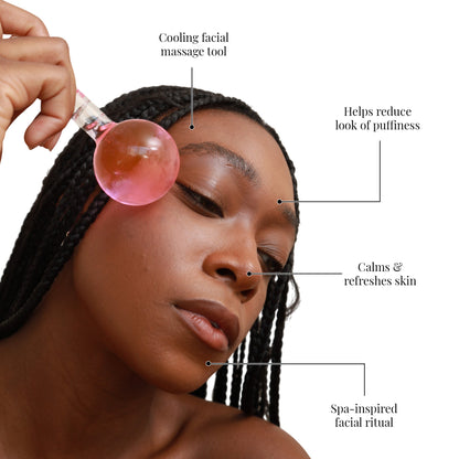 Cryocicles Pink Facial Ice Globes