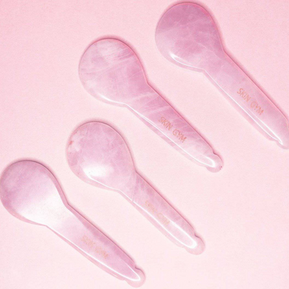 Rose Quartz Gua Sha Spoonie