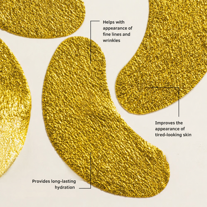 Gold Foil Eye Mask - 5 Pack
