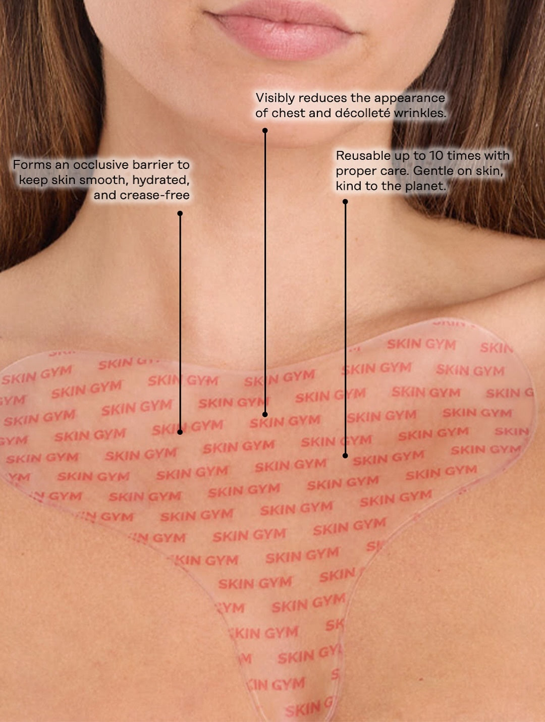 Reusable Décolleté Chest Wrinkle Patch®