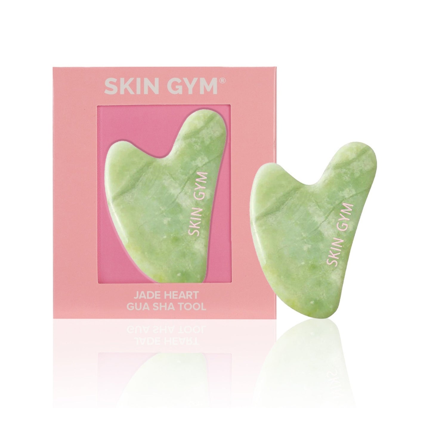 Jade Sculpty Heart Gua Sha Tool