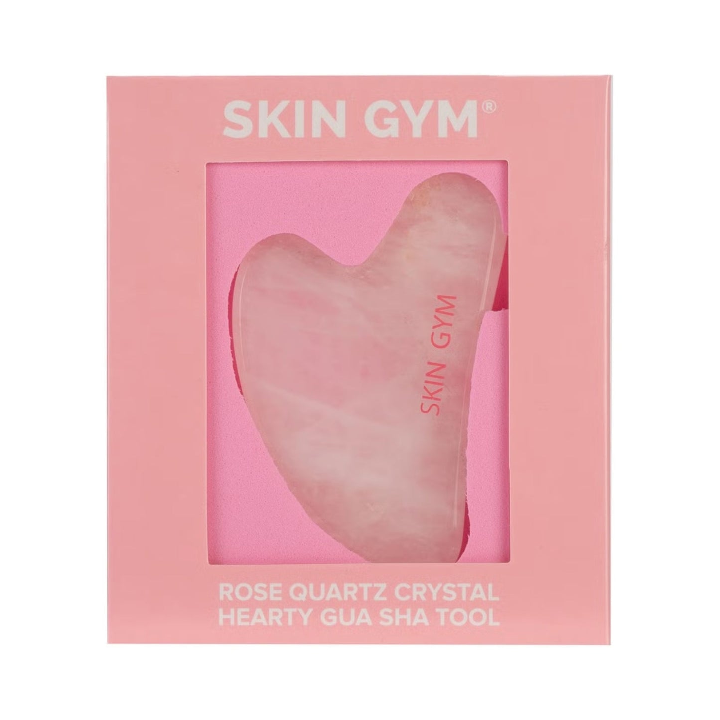 Rose Quartz Crystal Sculpty Heart Gua Sha Tool