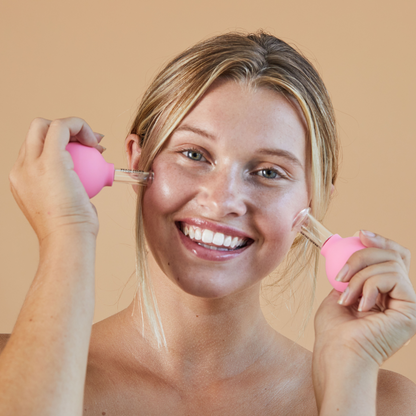Pink Facial Cupping Set