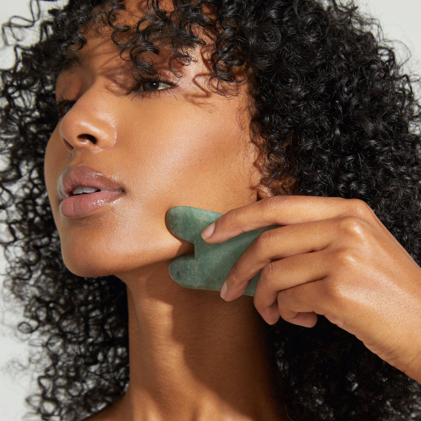 Square Aventurine Jade Gua Sha